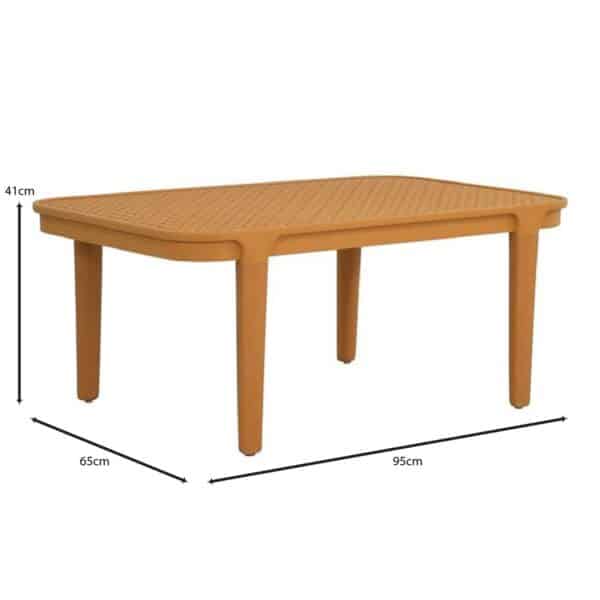 MALAGA Set Σαλόνι Κήπου PP-UV Κροκί: Καναπές + 2 Πολυθρόνες + Τραπεζάκι Τραπεζάκι+Καναπέ+2 Πολυθρόνες - Image 15