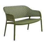 MALAGA Set Σαλόνι Κήπου PP-UV Πράσινο: Καναπές + 2 Πολυθρόνες + Τραπεζάκι Τραπεζάκι+Καναπέ+2 Πολυθρόνες - Image 10