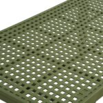 MALAGA Set Σαλόνι Κήπου PP-UV Πράσινο: Καναπές + 2 Πολυθρόνες + Τραπεζάκι Τραπεζάκι+Καναπέ+2 Πολυθρόνες - Image 12