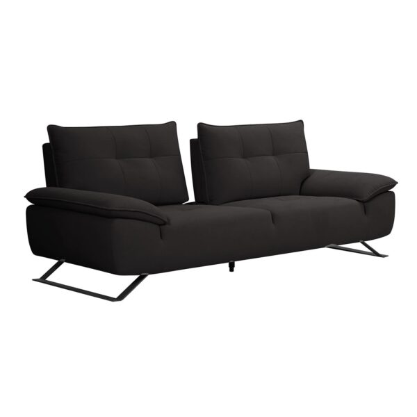 SELENA Καναπές 3-θέσιος Σαλονιού - Καθιστικού, Ύφασμα Ανθρακί, Μεταφερόμενη πλάτη 225x99/115x95cm - Image 7