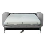 NORRIS Καναπές - Κρεβάτι 3Θέσιος, Ύφασμα Water Repellent Ανοιχτό Γκρι 209x99x70 Κρεβάτι:140x190cm - Image 9