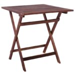 EASY Τραπέζι Πτυσσόμενο Ξύλο Acacia 70x70 H.70cm - Image 3