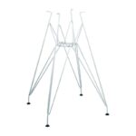 EIFEL Βάση Τραπεζιού Μέταλλο Βαφή Άσπρο (2,60 kg) 50x50x75cm - Image 3