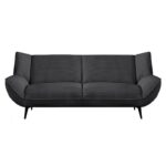 EMERALD Καναπές 3-θέσιος Σαλονιού - Καθιστικού, Ύφασμα Κοτλέ Ανθρακί 212x88x82cm - Image 3