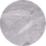 Επιφάνεια Μάρμαρο Sintered Stone, Απόχρωση Grey Marble (MDF για στήριξη βάσης) Φ70cm/11mm - Image 3