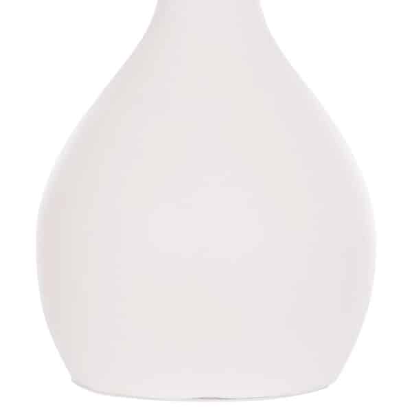 ΕΠΙΤΡΑΠΕΖΙΟ ΔΙΑΚΟΣΜΗΤΙΚΟ ΒΑΖΟ DENI HM4663.02L FIBER CEMENT ΣΕ ΛΕΥΚΟ--Φ26x39Υεκ - Image 5