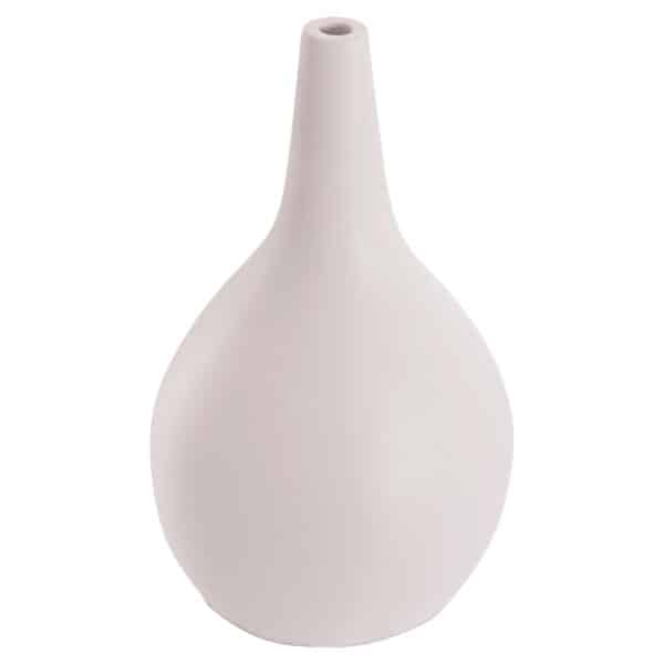 ΕΠΙΤΡΑΠΕΖΙΟ ΔΙΑΚΟΣΜΗΤΙΚΟ ΒΑΖΟ DENI HM4663.02L FIBER CEMENT ΣΕ ΛΕΥΚΟ--Φ26x39Υεκ - Image 6