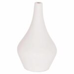 ΕΠΙΤΡΑΠΕΖΙΟ ΔΙΑΚΟΣΜΗΤΙΚΟ ΒΑΖΟ DENI HM4663.02S FIBER CEMENT ΣΕ ΛΕΥΚΟ--Φ15x27Υεκ.