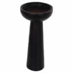 ΕΠΙΤΡΑΠΕΖΙΟ ΔΙΑΚΟΣΜΗΤΙΚΟ ΒΑΖΟ LEKKAN HM4664.01L ΤΕΡΑΚΟΤΑ ΣΕ ΜΑΥΡΟ--Φ18x38Υεκ. - Image 3