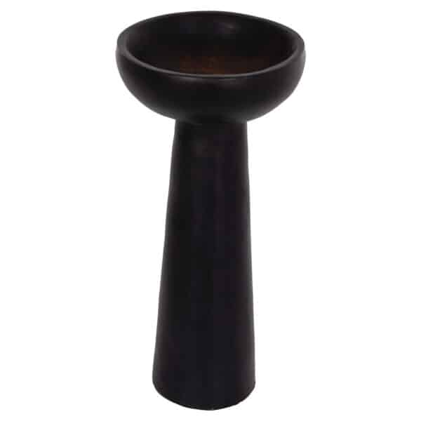 ΕΠΙΤΡΑΠΕΖΙΟ ΔΙΑΚΟΣΜΗΤΙΚΟ ΒΑΖΟ LEKKAN HM4664.01L ΤΕΡΑΚΟΤΑ ΣΕ ΜΑΥΡΟ--Φ18x38Υεκ. - Image 3