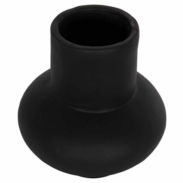 ΕΠΙΤΡΑΠΕΖΙΟ ΔΙΑΚΟΣΜΗΤΙΚΟ ΒΑΖΟ LEMA HM4664.01S ΤΕΡΑΚΟΤΑ ΣΕ ΜΑΥΡΟ--Φ22x22Υεκ. - Image 4