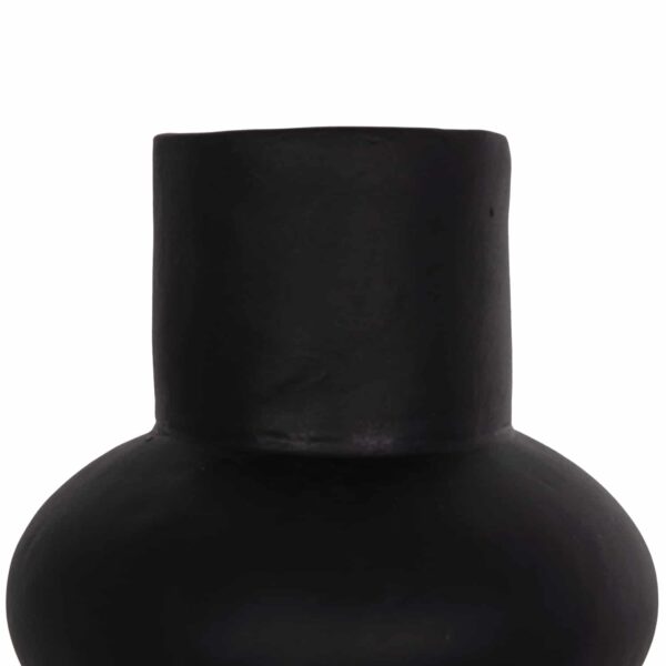 ΕΠΙΤΡΑΠΕΖΙΟ ΔΙΑΚΟΣΜΗΤΙΚΟ ΒΑΖΟ LEMA HM4664.01S ΤΕΡΑΚΟΤΑ ΣΕ ΜΑΥΡΟ--Φ22x22Υεκ. - Image 6