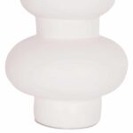 ΕΠΙΤΡΑΠΕΖΙΟ ΔΙΑΚΟΣΜΗΤΙΚΟ ΒΑΖΟ LEMA HM4664.02M ΤΕΡΑΚΟΤΑ ΣΕ ΛΕΥΚΟ--Φ22x29Υεκ. - Image 5