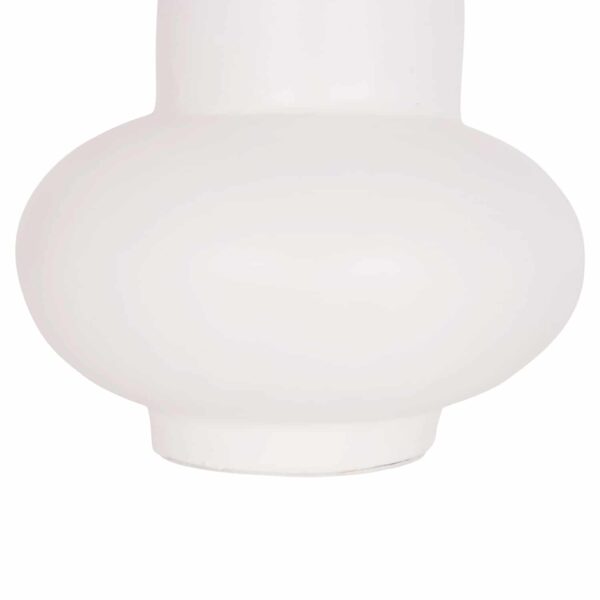 ΕΠΙΤΡΑΠΕΖΙΟ ΔΙΑΚΟΣΜΗΤΙΚΟ ΒΑΖΟ LEMA HM4664.02S ΤΕΡΑΚΟΤΑ ΣΕ ΛΕΥΚΟ--Φ22x22Υεκ. - Image 5