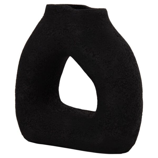 ΕΠΙΤΡΑΠΕΖΙΟ ΔΙΑΚΟΣΜΗΤΙΚΟ ΒΑΖΟ DECANT HM4667.01S ΤΕΡΑΚΟΤΑ ΣΕ ΜΑΥΡΟ--17.5x6.5x17Υεκ. - Image 4