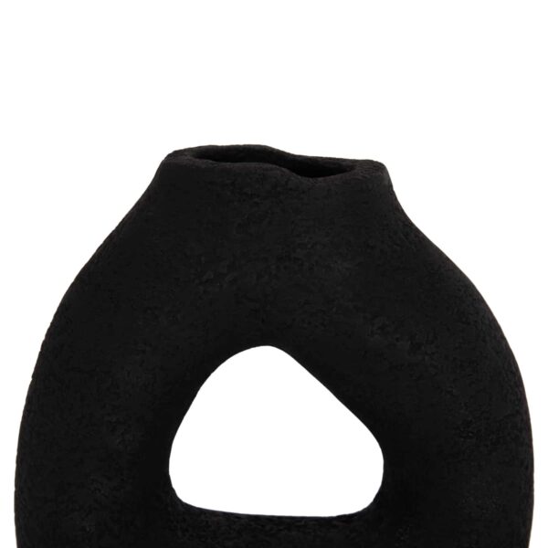 ΕΠΙΤΡΑΠΕΖΙΟ ΔΙΑΚΟΣΜΗΤΙΚΟ ΒΑΖΟ DECANT HM4667.01S ΤΕΡΑΚΟΤΑ ΣΕ ΜΑΥΡΟ--17.5x6.5x17Υεκ. - Image 6