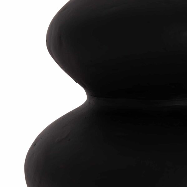 ΕΠΙΤΡΑΠΕΖΙΟ ΔΙΑΚΟΣΜΗΤΙΚΟ ΒΑΖΟ CHELIN HM4670S ΤΕΡΑΚΟΤΑ ΣΕ ΜΑΥΡΟ--Φ20x25Υεκ. - Image 6