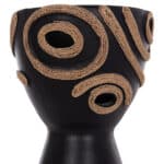 ΕΠΙΤΡΑΠΕΖΙΟ ΔΙΑΚΟΣΜΗΤΙΚΟ ΒΑΖΟ DEAN HM4678.01 ΤΕΡΑΚΟΤΑ ΣΕ ΜΑΥΡΟ--Φ23x29Υεκ. - Image 4