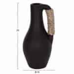 ΕΠΙΤΡΑΠΕΖΙΟ ΔΙΑΚΟΣΜΗΤΙΚΟ ΒΑΖΟ CAMMER HM4687.01L ΤΕΡΑΚΟΤΑ ΣΕ ΜΑΥΡΟ--Φ18x39Υεκ. - Image 2