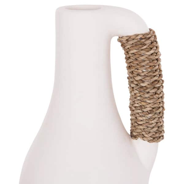 ΕΠΙΤΡΑΠΕΖΙΟ ΔΙΑΚΟΣΜΗΤΙΚΟ ΒΑΖΟ CAMMER HM4687.02L ΤΕΡΑΚΟΤΑ ΣΕ ΛΕΥΚΟ--Φ18x39Υεκ. - Image 6