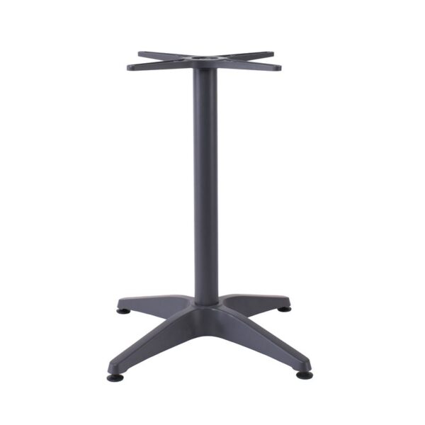 FACTORY Βάση Τραπεζιού Αλουμίνιο Απόχρωση Ανθρακί (2,35kg) 66x66cm H.69cm - Image 3