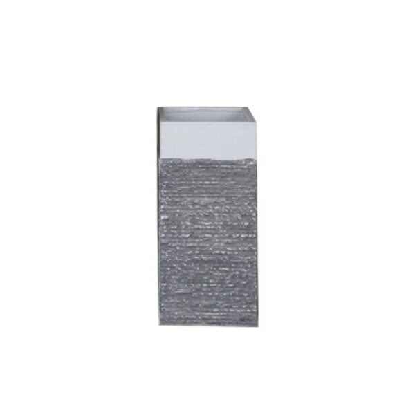 FLOWER POT-10 Απόχρωση Black Wash 27x27x60cm - Image 3