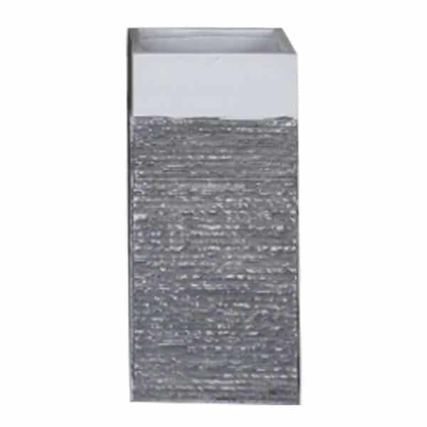 FLOWER POT-10 Απόχρωση Black Wash 41x41x80cm - Image 3