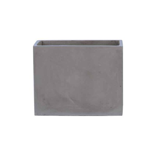 FLOWER POT-2 Cement Grey 50x20x40cm 50x20x40cm - Image 3