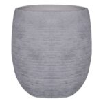 FLOWER POT-8 Απόχρωση Light Grey Wash Φ48x52cm - Image 3