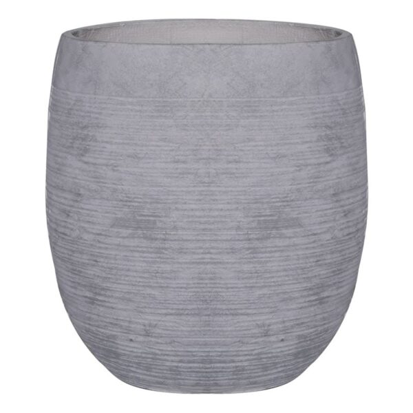 FLOWER POT-8 Απόχρωση Light Grey Wash Φ48x52cm - Image 3