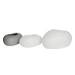 FLOWER POT-ROCK 40x30x19cm, Cement Απόχρωση White 40x30x19cm - Image 3