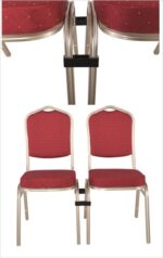 HILTON Σύνδεσμος ένωσης Καρεκλών, Πλαστικό σε χρώμα Μαύρο - Image 3