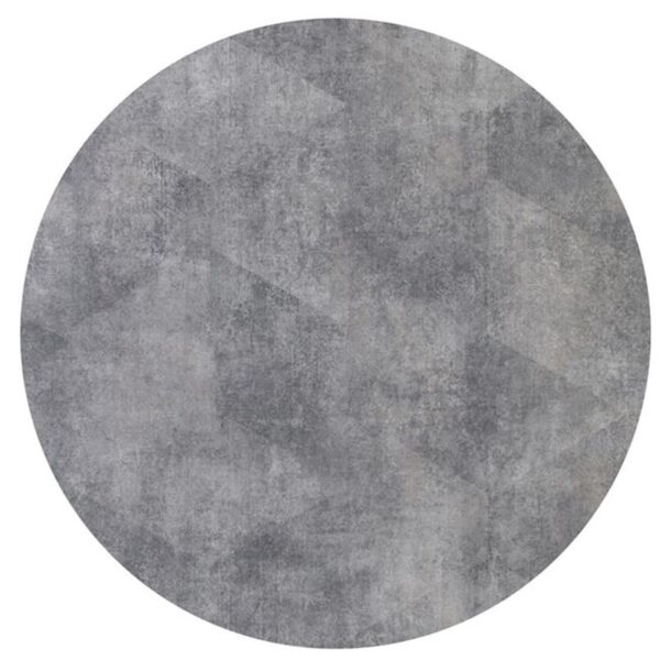 HPL (High Pressure Laminated) Επιφάνεια Τραπεζιού Απόχρωση Cement, UV Φ70cm/12mm - Image 4