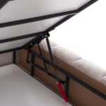 ΚΡΕΒΑΤΙ ΔΙΠΛΟ ΜΕ ΣΤΡΩΜΑ & ΑΠΟΘ.ΧΩΡΟ REMO HM21167 ΜΠΕΖ ΜΠΟΥΚΛΕ--ΓΙΑ 160x200εκ - Image 6