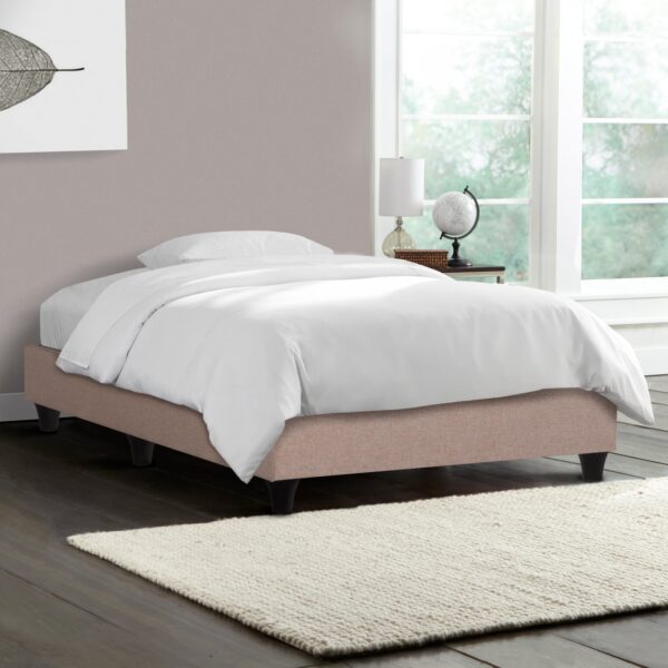 ΚΡΕΒΑΤΙ-ΥΠΟΣΤΡΩΜΑ SIGGY HM721.30 ΧΩΡΙΣ ΑΠΟΘ.ΧΩΡΟ--ΜΠΕΖ ΥΦΑΣΜΑ--ΓΙΑ 80Χ200εκ. - Image 2