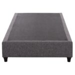 ΚΡΕΒΑΤΙ-ΥΠΟΣΤΡΩΜΑ SIGGY HM722.10 ΧΩΡΙΣ ΑΠΟΘ.ΧΩΡΟ--ΓΚΡΙ ΥΦΑΣΜΑ--ΓΙΑ 90Χ200εκ. - Image 4