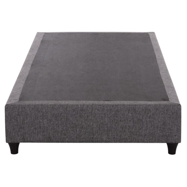 ΚΡΕΒΑΤΙ-ΥΠΟΣΤΡΩΜΑ SIGGY HM722.10 ΧΩΡΙΣ ΑΠΟΘ.ΧΩΡΟ--ΓΚΡΙ ΥΦΑΣΜΑ--ΓΙΑ 90Χ200εκ. - Image 4