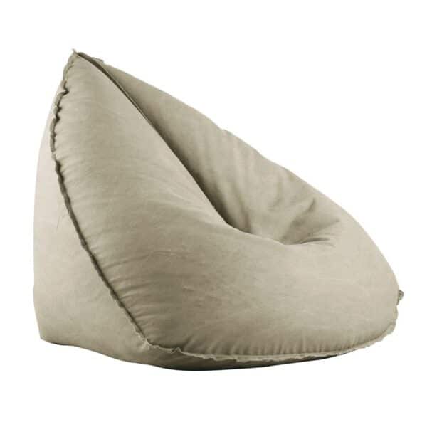 LAGOS ΜΑΧ Πουφ 100% Αδιάβροχο, Ύφασμα Sand, Αποσπώμενο Κάλυμμα 120x100x96cm - Image 3