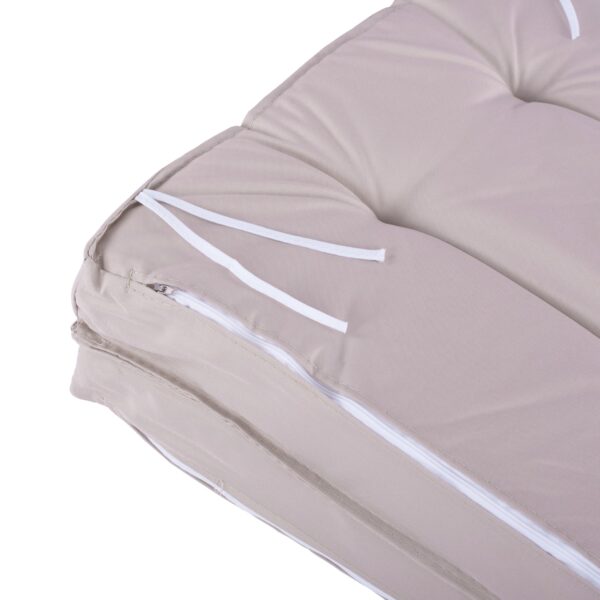 ΜΑΞΙΛΑΡΙ ΥΦΑΣΜΑΤΙΝΟ ΜΕ ΠΛΑΤΗ ΜΠΕΖ 96x46x7 εκ. HM5745.01 - Image 3