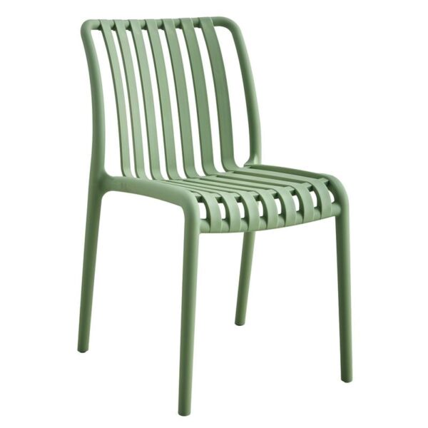 MODA Καρέκλα Στοιβαζόμενη PP - UV Protection, Απόχρωση Πράσινο 47x60x80cm - Image 3
