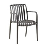 MODA-N Πολυθρόνα Στοιβαζόμενη PP, Στοιβαζόμενη Απόχρωση Γκρι 56x57x81cm - Image 4