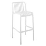 MODA Σκαμπό Bar-Pro Στοιβαζόμενο, PP-UV Protection Απόχρωση Άσπρο 45x49x75/101cm - Image 7