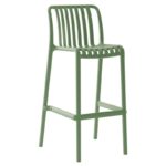 MODA Σκαμπό Bar Στοιβαζόμενο PP - UV Protection, Απόχρωση Πράσινο 38x47x75/102cm - Image 3