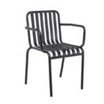 MODIAL Πολυθρόνα Μέταλλο Βαφή Μαύρο 60x51x82cm - Image 4