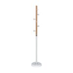 NORDIC Καλόγερος Μέταλλο Βαφή Άσπρο, Φυσικό Φ36x170cm - Image 3