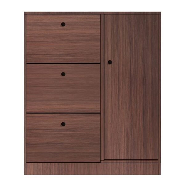 Παπουτσοθήκη Απόχρωση Καρυδί 100x24x112cm - Image 3