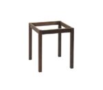 ΚΑΦΕΝΕΙΟΥ Βάση Τραπεζιού Οξιά Λυόμενη για Επιφάνεια 70x70cm, Βαφή Εμποτισμού Καρυδί 59x59x73cm - Image 3