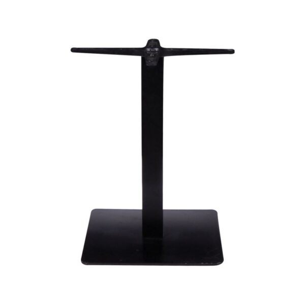 PRATO Βάση Τραπεζιού χαμηλή 40x40cm H.49cm Μέταλλο Βαφή Μαύρο 40x40x49cm - Image 3