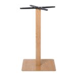 PRATO Βάση Τραπεζιού Μέταλλο Απόχρωση Ξύλο Φυσικό (11,85kg) 40x40cm H.72cm - Image 5