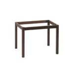 ΚΑΦΕΝΕΙΟΥ Βάση Τραπεζιού Οξιά Λυόμενη για Επιφάνεια 70x110cm Βαφή Εμποτισμού Καρυδί 59x99x73cm - Image 4